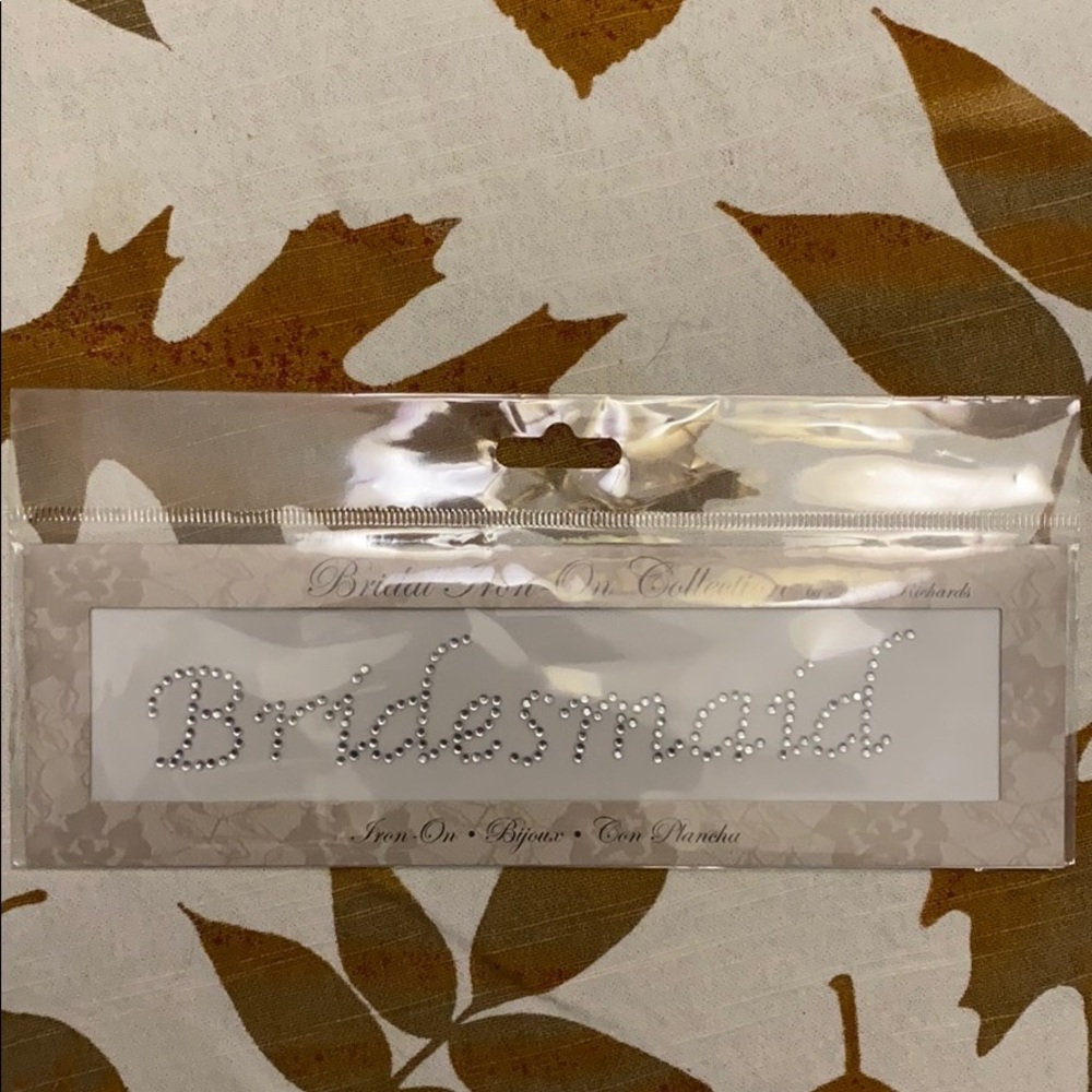 Bridal iron on gem collection